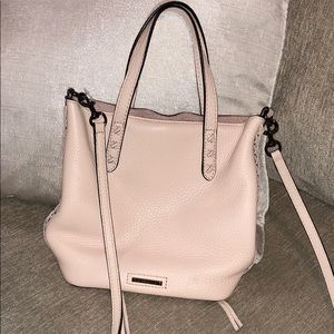 Rebecca Minkoff mini unlined tote w/ whipstitch
